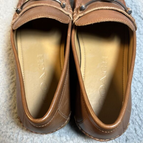 Coach Men\'s Leather M 9.5 D US Mott Driver FG2984 Brown Slip On Loafer Shoes main image 15
